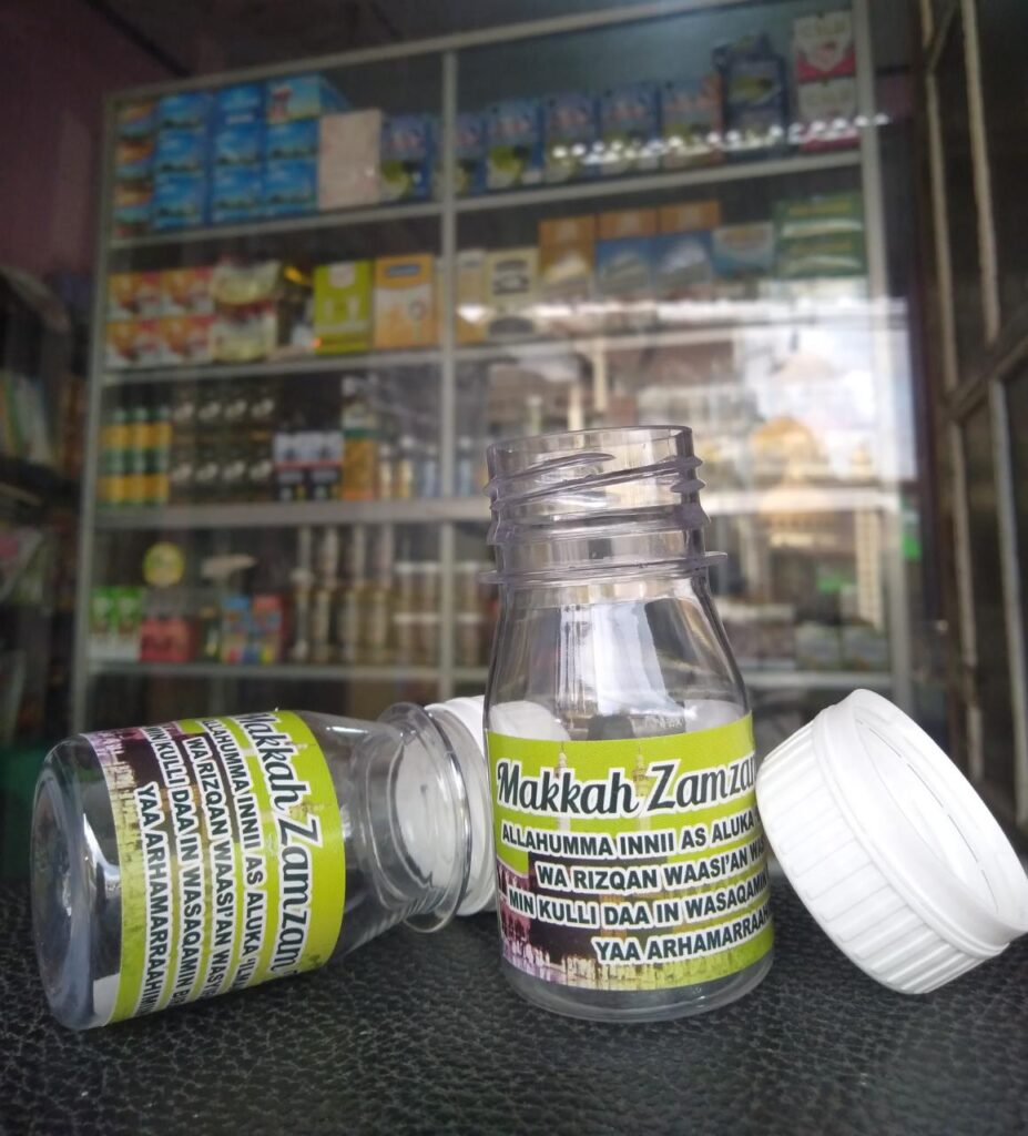 botol air zamzam khusus oleh oleh