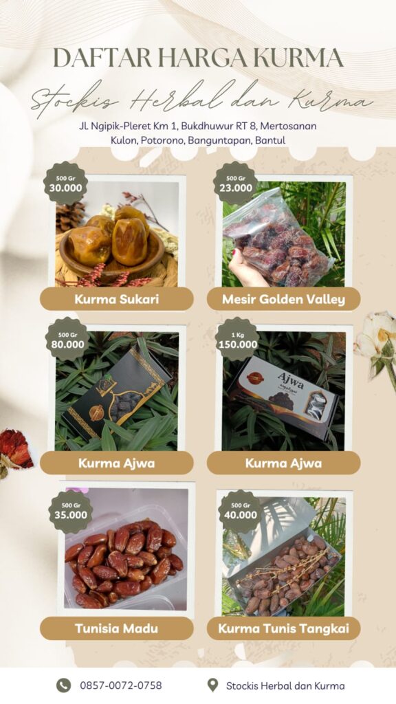 Kurma oleh oleh haji